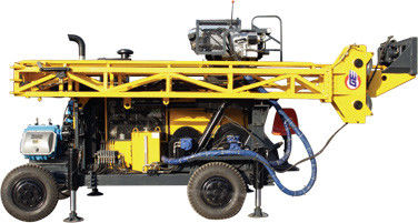 HWLの鋭い深さ1000mの車輪のトレーラーの油圧コア試すい機械