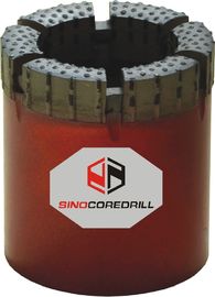 B N H.P. Wireline Natural ののダイヤモンドの表面の壊れた形成石のための一定のコア試すいビット