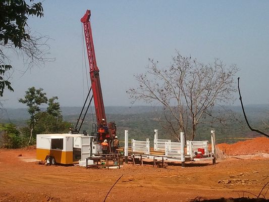 密集した構造の簡単な操作CR25 13L地質調査298のKWの3100mの穿孔機の装備BQの