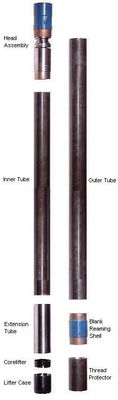 良い価格 T2 - 76の86の101のワイヤーラインの穿孔機の部品、二重管の炉心バレル アセンブリ3m - 1.5m オンライン