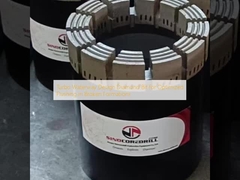 トルボ・ウォーターウェイ・デザイン ダイヤモンド・ビット 破裂構造における最適化洗浄